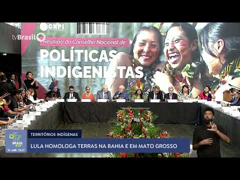 Lula homologa terras na Bahia e em Mato Grosso