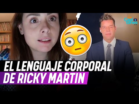 Esto dice el LENGUAJE CORPORAL de Ricky Martin según EXPERTA Maryfer Centeno