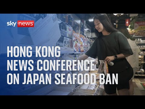 Hong Kong news conference on Japan seafood ban