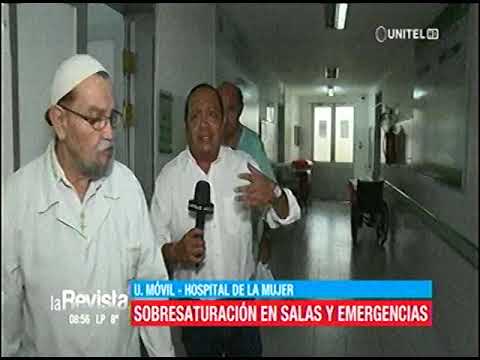 07022023 SOBRESATURACION EN LAS SALAS Y EMERGENCIAS EN EL HOSPITAL DE LA MUJER  RED UNITEL