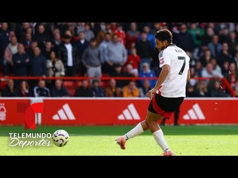 Raúl Jiménez registra doble récord de goles en Inglaterra y Europa, tras anotar al Nottingham Forest