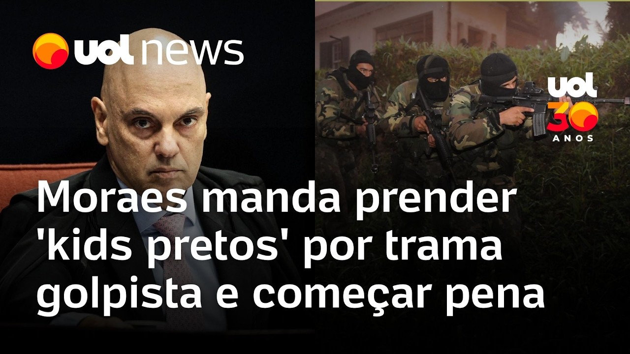 Trama golpista: Alexandre de Moraes manda prender ‘kids pretos’ e começar pena