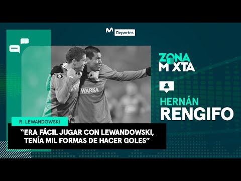 Hernán Rengifo contó su experiencia jugando al costado de Robert Lewandowski | ZONA MIXTA