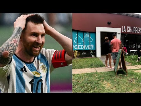 Messi llamó a una churrería de Rosario y el cadete que se los llevó se emocionó hasta las lágrimas