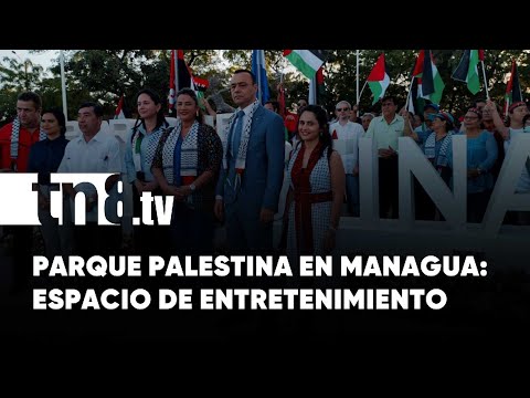Inauguran Parque Palestina en Managua, y este espacio se suma a más lugares de diversión