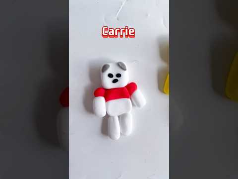 I made carrie from clay #minecraft #cat #mikeyjj