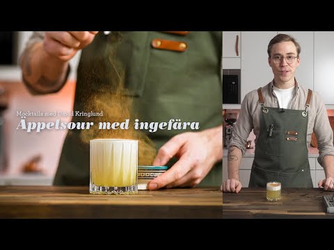 Mocktails med David Kringlund – Äppelsour med ingefära