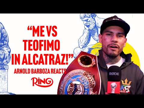 Arnold Barboza Jr SENDS WARNING To Teofimo Lopez After Jack Catterall Win