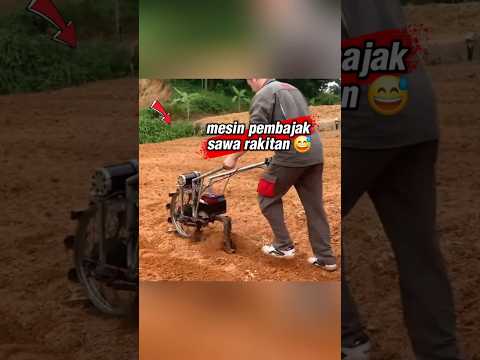 mesin rakitan guna membajak sawa#faktaunik #shrots