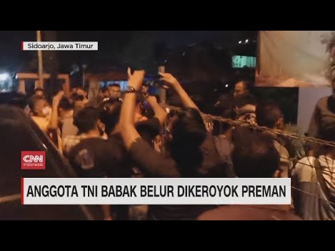 Anggota TNI Babak Belur Dikeroyok Preman
