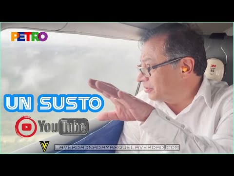 UN SUSTO EN AVIONETA ?? GUSTAVO PETRO ?? ??