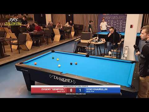 E.Buslaev (genipool) vs I.Khairullin | Grand Master Cup 9-ball | Baza | Moscow