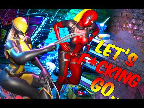 Who’s the Strongest ??? Lady Deadpool VS Lady Wolverine