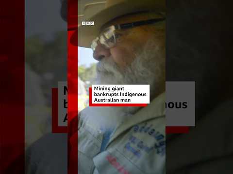 Mining giant bankrupts Indigenous Australian man. #Queensland #Australia #BBCNews