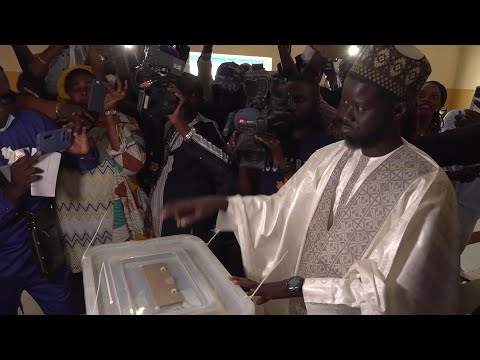 Bassirou Diomaye Faye casts his vote in Senegalese presidential election, hopes to bring change