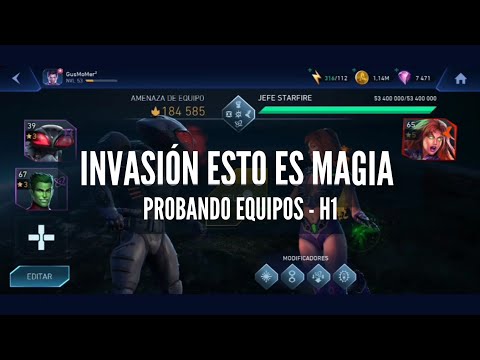 Invasión Esto es Magia | Probando equipos #marioneta #injustice2mobile ##inj2mobile 2024