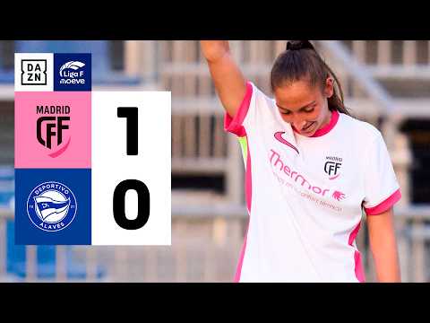 Madrid CFF vs Deportivo Alavés (1-0) | Resumen y goles | Highlights Liga F