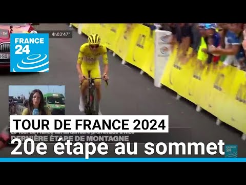 Tour de France : dernière étape de montagne avant de rejoindre Nice • FRANCE 24