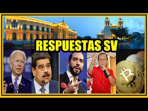 RESPUESTAS: Injerencia USA, Bukele y Venezuela, Gerson y Medardo FMLN, uso de Chivo wallet
