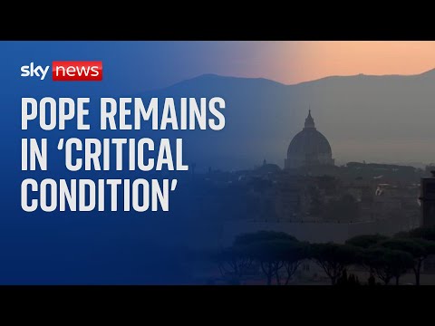 Pope remains in 'critical condition'
