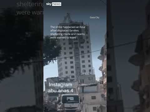 IDF destroys 'tallest building' in Gaza Strip