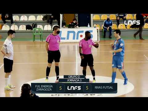 Full Energía Zaragoza - Rivas Futsal Jornada 3 Grupo D Segunda División Temp 20 21