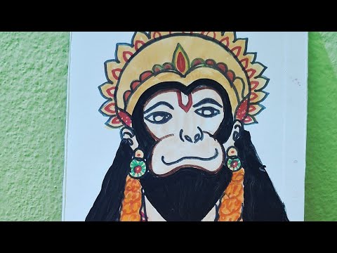 Hanuman Drawing...🙏#video #drawing #art #Hanuman #god #viralvideo