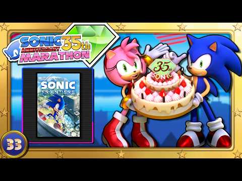 SONIC THE HEDGEHOG 35TH ANNIVERSARY MARATHON | Day 33 Sonic Frontiers Ex-Difficulty Both Endings