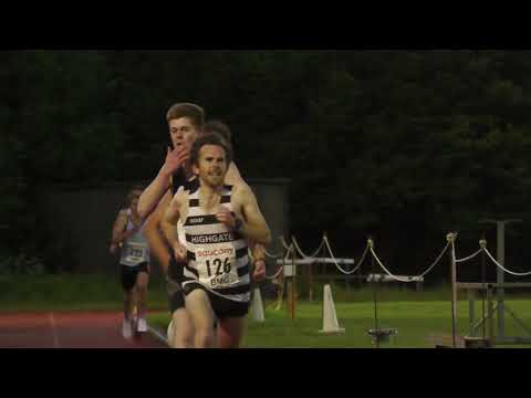 5000m Open race 1 BMC and Cambridge Harriers Meeting at Eltham 25th May 2022