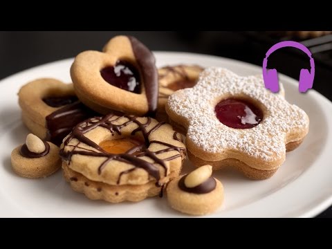 Jammy Butter Biscuits | ASMR Cooking Sounds