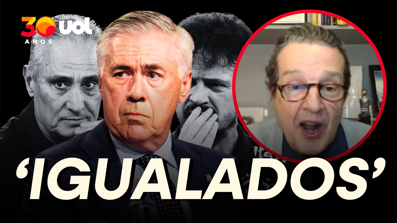 NEYMAR CONVOCADO FEZ ANCELOTTI SE IGUALAR A DINIZ E TITE NA SELEÇÃO BRASILEIRA, DETONA JUCA