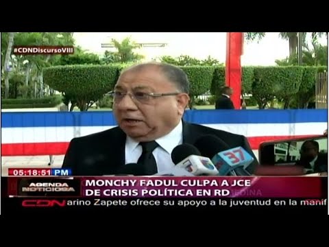 Monchy Fadul culpa a JCE de crisis política en RD