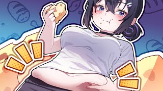 버츄얼도 살 찝니다