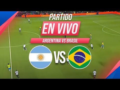 🔴 ARGENTINA  vs BRASIL EN VIVO por Eliminatorias sudamericanas 2026 - fecha 14 | Libero