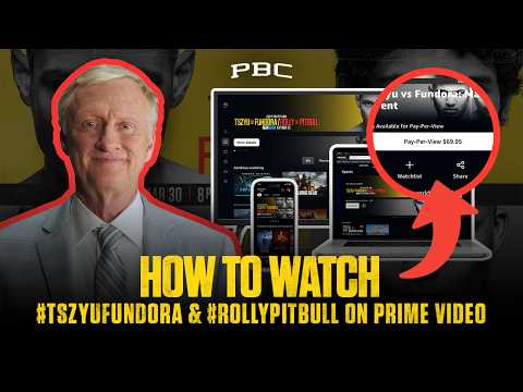 How to order #tszyufundora & #rollypitbull | pbc ppv on prime video