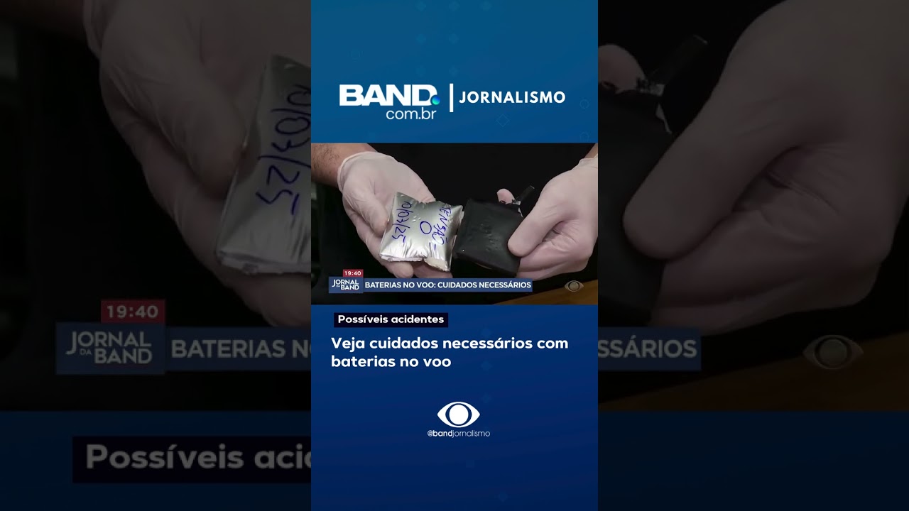 Veja cuidados necessários com baterias no voo