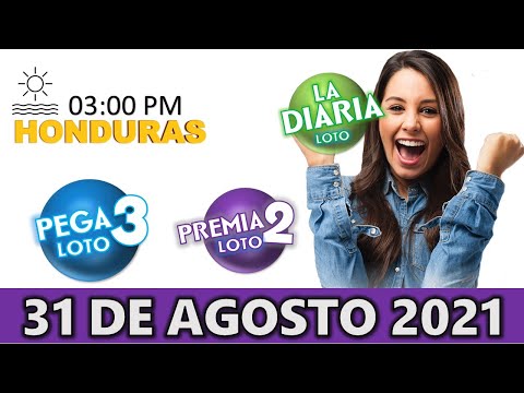Sorteo 03 PM Loto Honduras, La Diaria, Pega 3, Premia 2, Martes 31 de agosto 2021 |?