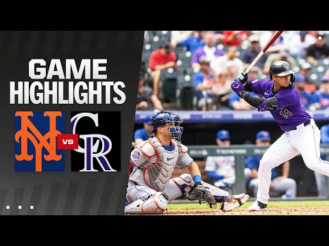 Mets vs. Rockies Game Highlights (8/8/24) | MLB Highlights