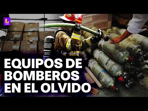 Bomberos en el olvido en Lima: Equipos de trabajo y de protección llevan más de 4 años en almacén