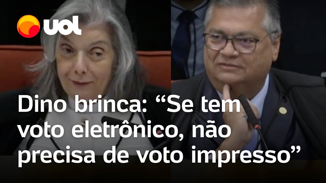 Dino brinca com Cármen Lúcia Se tem voto eletrônico não precisa de voto impresso