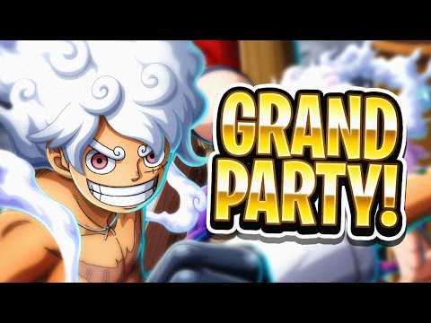 GRAND PARTY! Luffy & Bonney Leads! 15x Wins! (ONE PIECE Treasure Cruise)