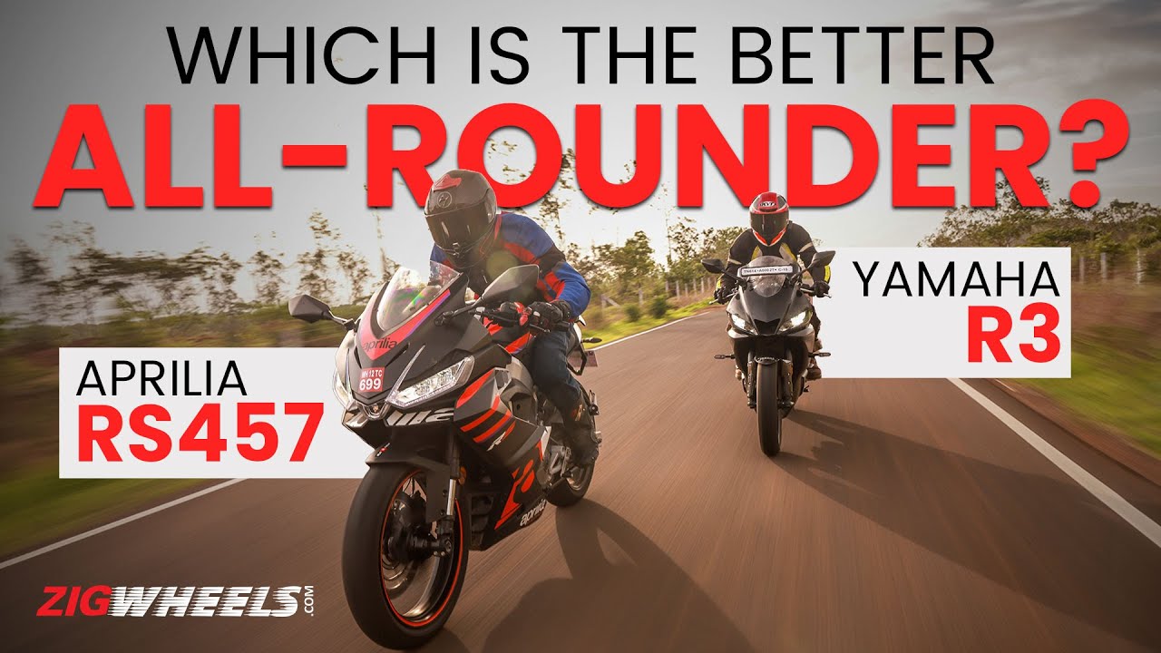 Aprilia RS 457 vs Yamaha R3 | Which Twin-Cylinder Sportbike Is The Better Pick? | ZigWheels