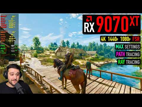 RX 9070 XT - The Witcher 3 Remastered