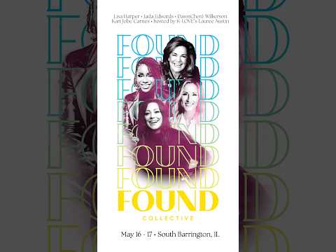 Extremely excited to be at Found in Chicago! I canβt wait to be with all of you who are coming!
