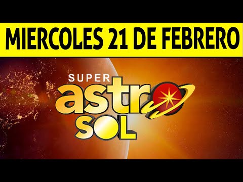 Resultado de ASTRO SOL del Miércoles 21 de Febrero de 2024  SUPER ASTRO