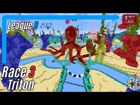 League B, Race 3 - Triton | BRWC | Minecraft Ice Boat Racing League