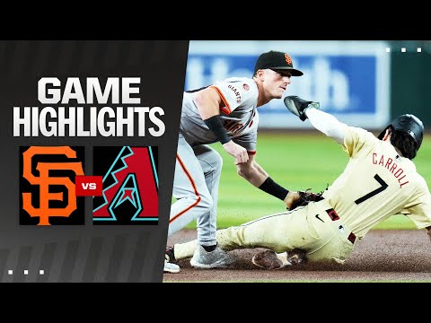 Giants vs. D-backs Game Highlights (9/24/24) | MLB Highlights