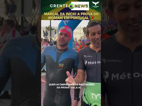 MARÇAL COMEÇA A PROVA DO IRONMAM EM PORTUGAL 🇵🇹 #pablomarçal #pablomarcal