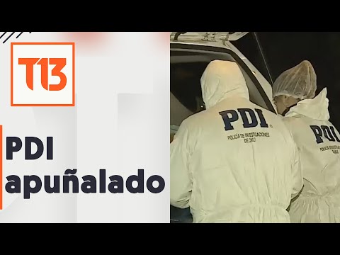 Funcionario de la PDI fue apuñalado por extranjero en Parque de Los Reyes