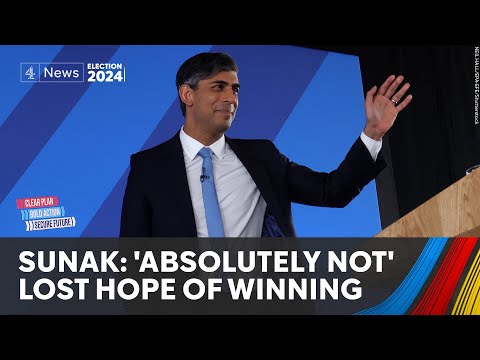 Economy stalls with zero growth in April, as Sunak insists election isn’t over